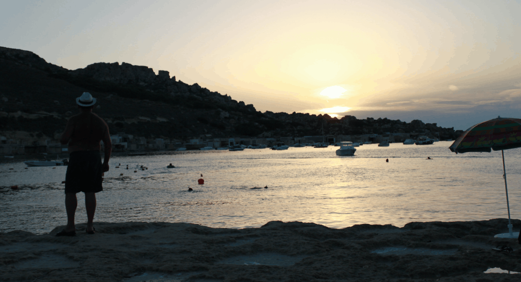 Gnejna Bay Sunset