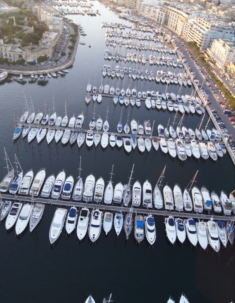 boats in Malta marina