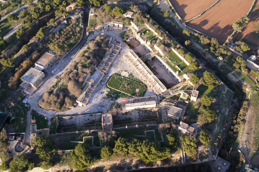 Maltese Countryside Aerial view