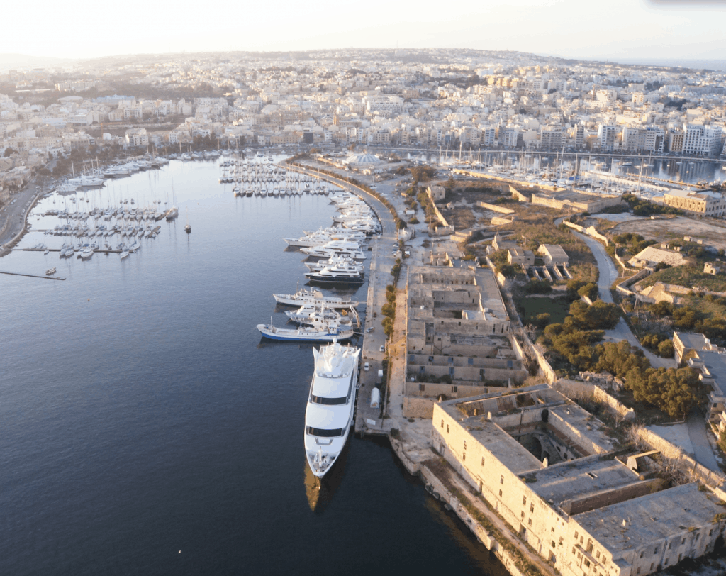 Marina Malta Aerial View