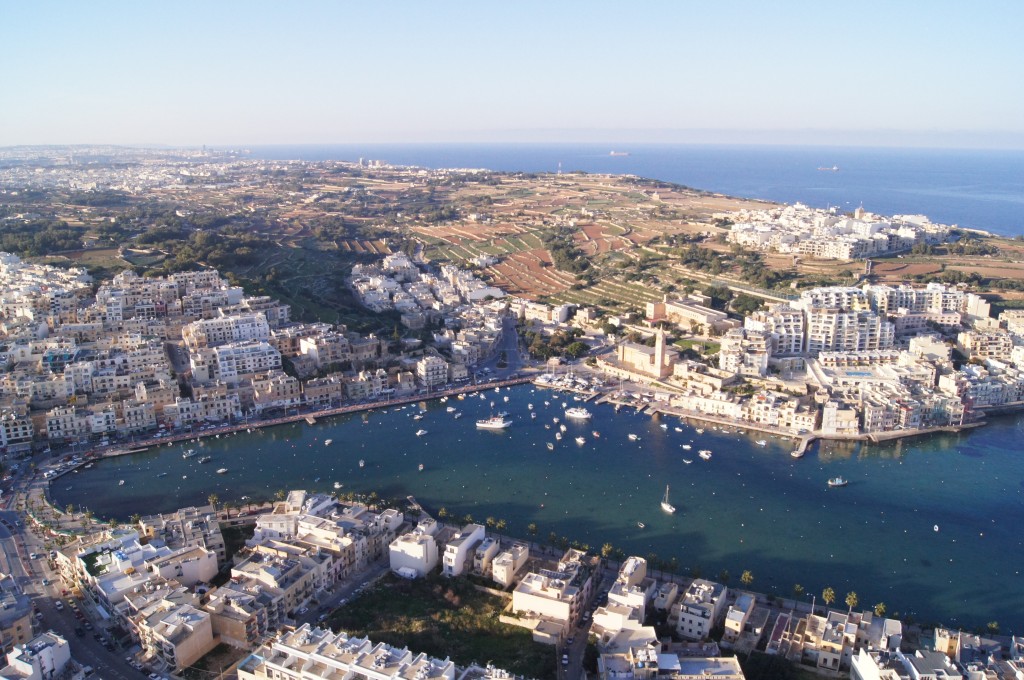 Marsascala Malta Aerial View